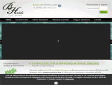 Tablet Screenshot of benesserehotels.com